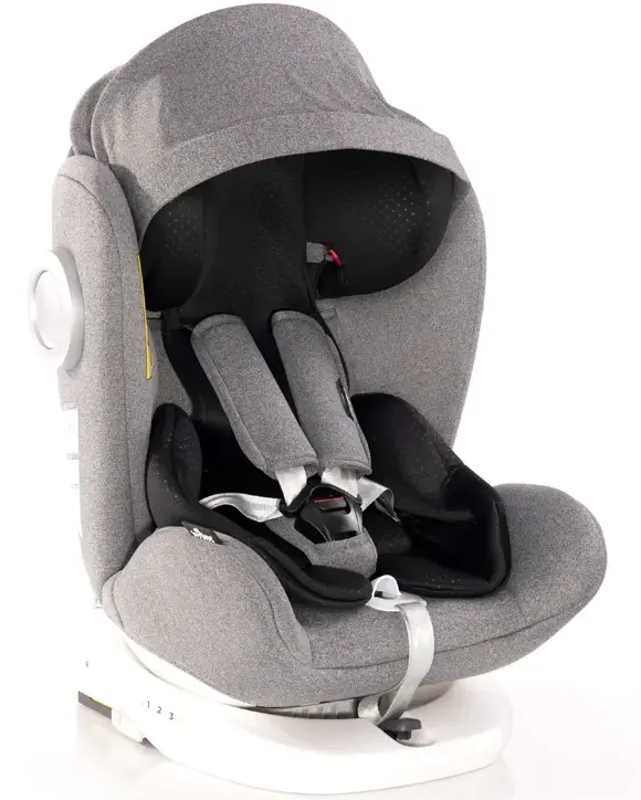 Дитяче автокрісло Lorelli LUSSO SPS Isofix grey (0-36 кг)